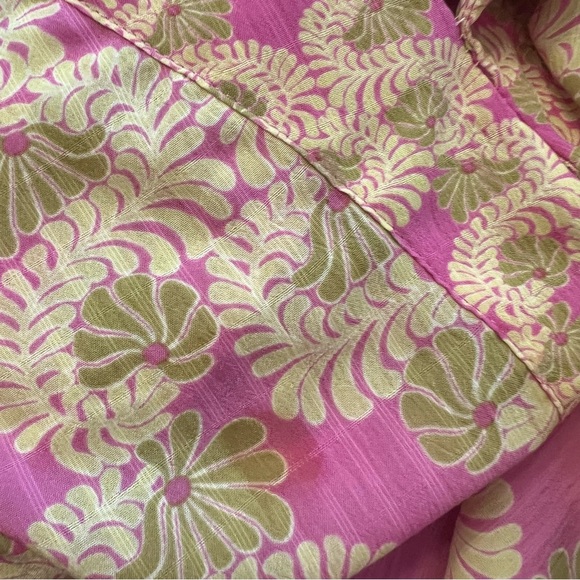 Rose & Olive Pink and tan Floral Blouse - Picture 3 of 8